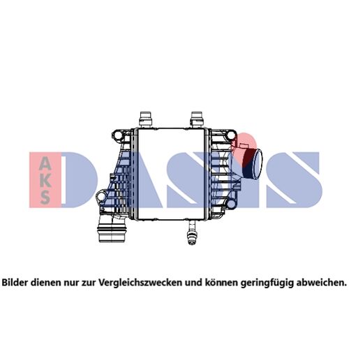 Ladeluftkühler AKS DASIS 027014N für JAGUAR XF (X260…