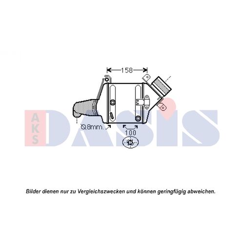 Ladeluftkühler AKS DASIS  057016N für BMW 5 Gran Turismo (F07)  5 (F10)  5 …