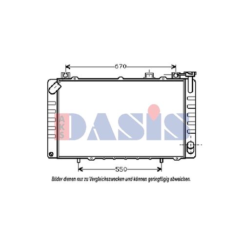 Radiator, engine cooling -- AKS DASIS, NISSAN, PATROL III/2 Station...