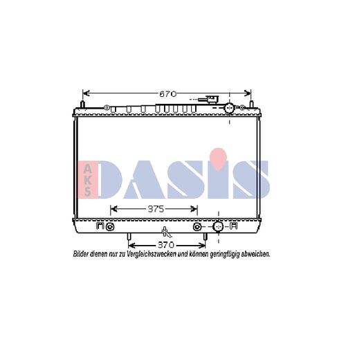 Kühler, Motorkühlung AKS DASIS  070123N für NISSAN PICK UP (D22…