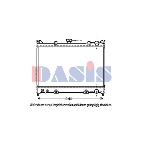 Kühler, Motorkühlung AKS DASIS 070570N für NISSAN BLUEBIRD Station Wagon (WU11) …