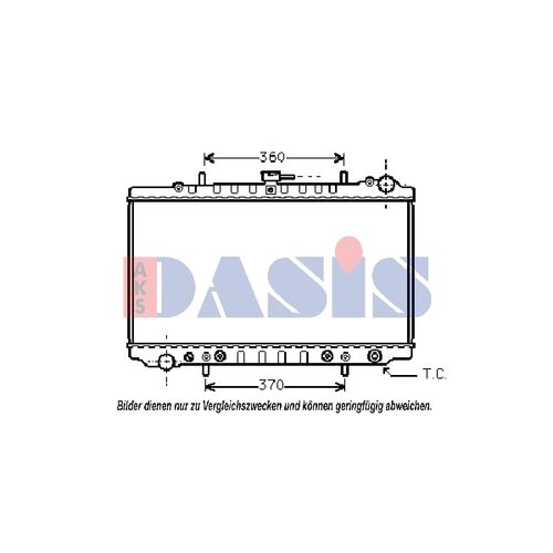 Kühler, Motorkühlung AKS DASIS  070680N für NISSAN PRIMERA Traveller (W10…