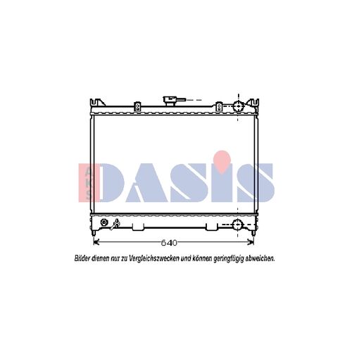 Kühler, Motorkühlung AKS DASIS 071400N für NISSAN BLUEBIRD Station Wagon (WU11) …