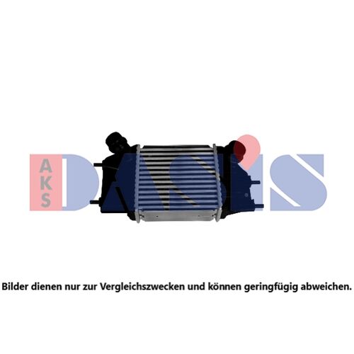 Ladeluftkühler AKS DASIS 077021N für NISSAN NOTE (E12…