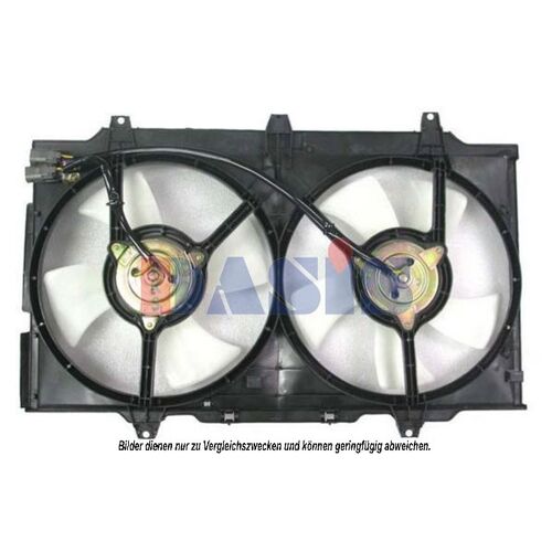 Fan, radiator -- AKS DASIS, NISSAN, MAXIMA III (J30), Voltage [V]: 12...