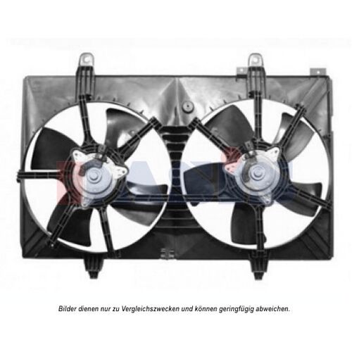 Fan, radiator -- AKS DASIS, NISSAN, MURANO I (Z50), Weight [g]: 3400...
