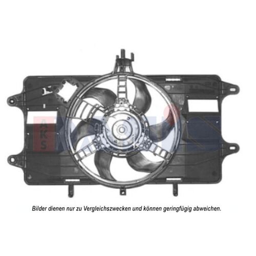 Lüfter, Motorkühlung AKS DASIS 088035N für FIAT DOBLO Großraumlimousine (119_, …
