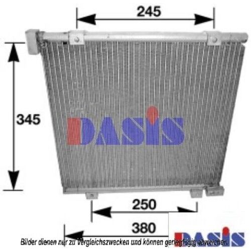 Condenser, air conditioning -- AKS DASIS, HONDA, PRELUDE V (BB), ...