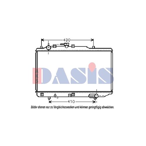 Radiator, engine cooling -- AKS DASIS, MAZDA, KIA, 121 II (DB), ...