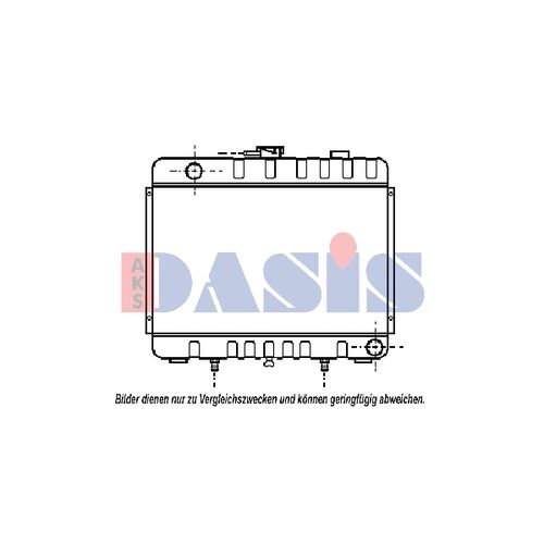 Kühler, Motorkühlung AKS DASIS 133890N für MERCEDES-BENZ T1 Bus (601) T1 Kasten…