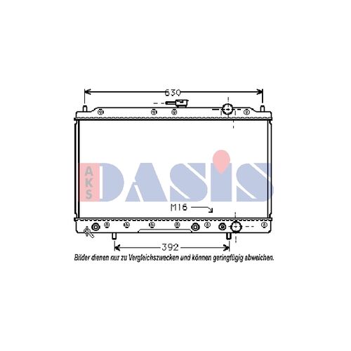 Kühler, Motorkühlung AKS DASIS 140720N für MITSUBISHI GALANT IV (E3_A) GALANT IV…
