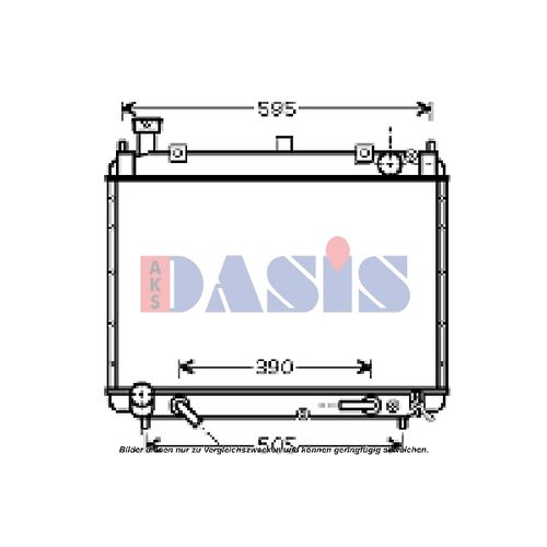 Kühler, Motorkühlung AKS DASIS 210131N für TOYOTA HIACE IV Bus (_H1_, _H2_) …