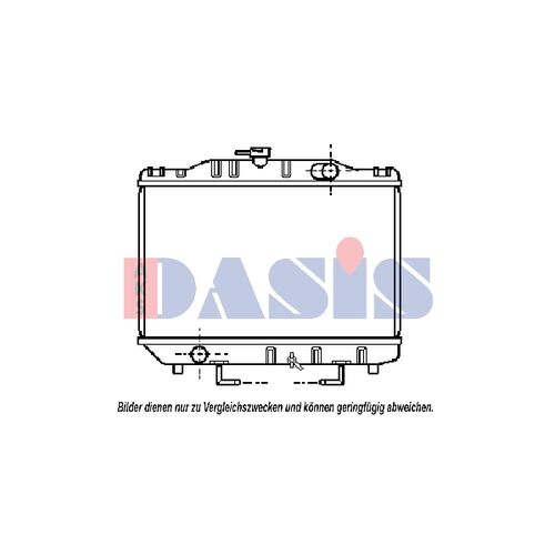 Kühler, Motorkühlung AKS DASIS 210200N für TOYOTA STARLET (KP6_…