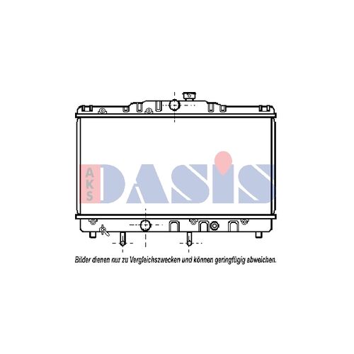 Kühler, Motorkühlung AKS DASIS 211510N für TOYOTA COROLLA Liftback (_E9_) …