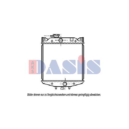 Kühler, Motorkühlung AKS DASIS 360014N für DAIHATSU CHARADE II (G11, G30…