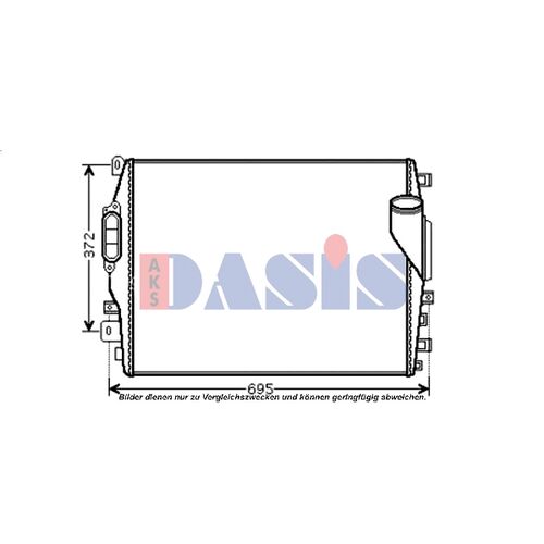 Ladeluftkühler AKS DASIS 377004N für JAGUAR S-TYPE (X200) XF (X250) XF …