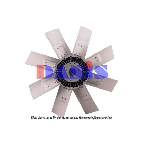 Fan, radiator -- AKS DASIS, Radiator_Visco Fan, Wing quantity 8...