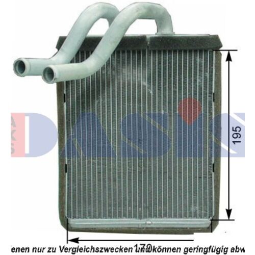 Heat Exchanger, interior heating -- AKS DASIS, KIA, SORENTO I (JC)...