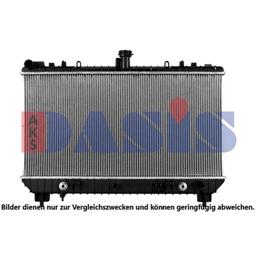 Radiator, engine cooling -- AKS DASIS, Weight [kg]: 5,5