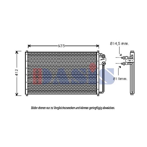 Condenser, air conditioning -- AKS DASIS, MAZDA, RX-7 II (FC), RX 7...