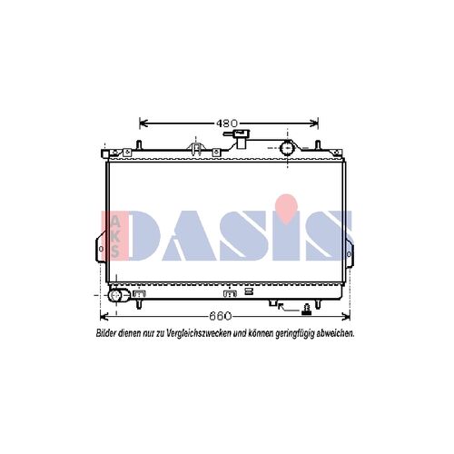 Kühler, Motorkühlung AKS DASIS 560017N für HYUNDAI MATRIX (FC…