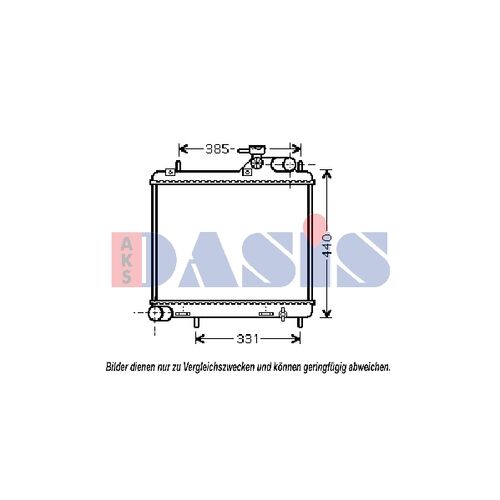 Kühler, Motorkühlung AKS DASIS 560025N für HYUNDAI ACCENT II (LC) ACCENT II …
