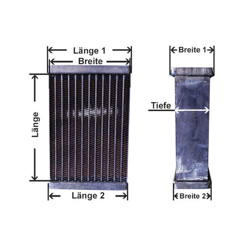 Core, radiator -- AKS DASIS, Radiator core all kind, Kupfer Bras and...