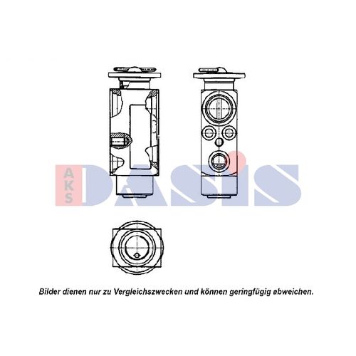 Expansion Valve, air conditioning -- AKS DASIS, Weight [kg]: 0,195...