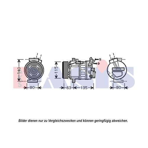 Kompressor, Klimaanlage AKS DASIS 852607N für RENAULT LATITUDE (L70_) MASTER III…