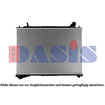 Kühler, Motorkühlung AKS DASIS  020046N für JAGUAR F-PACE (X761…