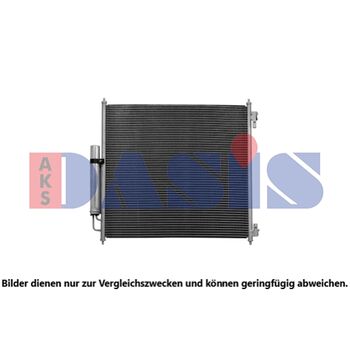 Condenser, air conditioning -- AKS DASIS, Core Dimensions: 595x575x16...