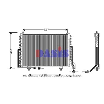 Kondensator, Klimaanlage AKS DASIS 022250N