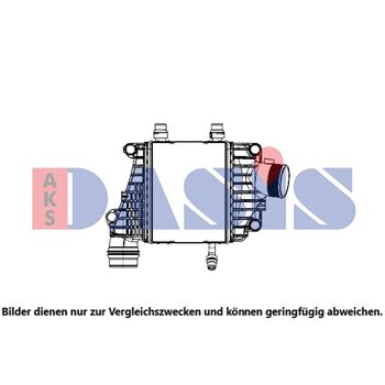 Ladeluftkühler AKS DASIS  027014N für JAGUAR XF (X260…