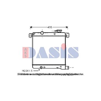 Kühler, Motorkühlung AKS DASIS 030000N für LANCIA A 112 AUTOBIANCHI A 112