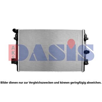 Radiator, engine cooling -- AKS DASIS, Weight [kg]: 4