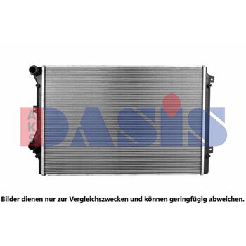 Kühler, Motorkühlung AKS DASIS 040072N für VW JETTA IV (162, 163…