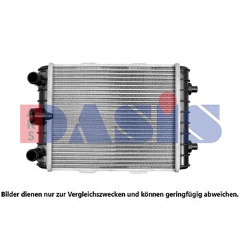 Kühler, Motorkühlung AKS DASIS 040105N für VW GOLF VII (5G1, BQ1, BE1, BE2) GOLF…