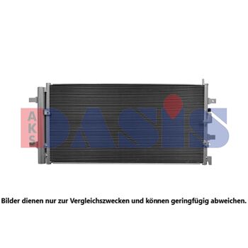 Condenser, air conditioning -- AKS DASIS, Core Dimensions: 647x323x16...