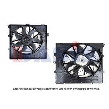 Fan, radiator -- AKS DASIS, BMW, X3 (F25), Voltage [V]: 12...