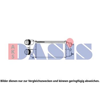 Ladeluftkühler AKS DASIS 067019N für CITROËN C3 I (FC_, FN_…
