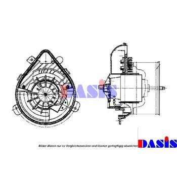 Innenraumgebläse AKS DASIS 068003N für FIAT SCUDO Combinato (220_) SCUDO Kasten…