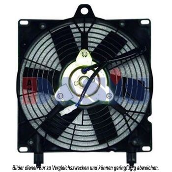 Fan, radiator -- AKS DASIS, CITROËN, BX (XB-_), Break, Voltage [V]: 12...