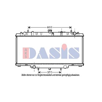 Radiator, engine cooling -- AKS DASIS, NISSAN, PATROL GR V Wagon (Y61)...