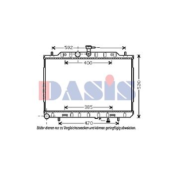 Kühler, Motorkühlung AKS DASIS 070152N für NISSAN X-TRAIL (T31…