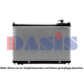 Kühler, Motorkühlung AKS DASIS 070208N für INFINITI G Stufenheck