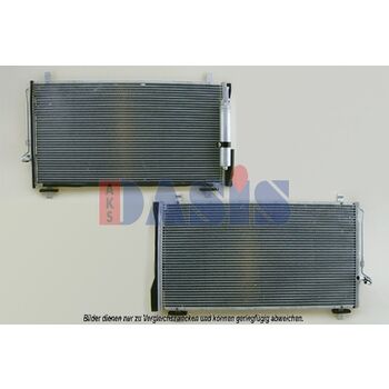Condenser, air conditioning -- AKS DASIS, NISSAN, 350 Z Coupe (Z33), ...