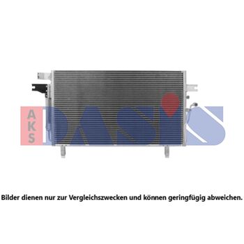 Condenser, air conditioning -- AKS DASIS, NISSAN, PATHFINDER II (R50)...