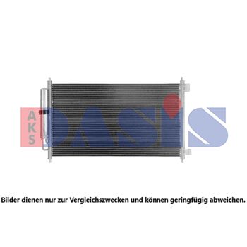 Kondensator, Klimaanlage AKS DASIS 072046N für NISSAN NV200 Kasten/Kombi