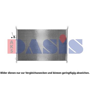 Condenser, air conditioning -- AKS DASIS, Core Dimensions: 710-440-19...