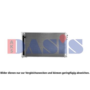Kondensator, Klimaanlage AKS DASIS 072069N für INFINITI Q50 Q60 Coupe